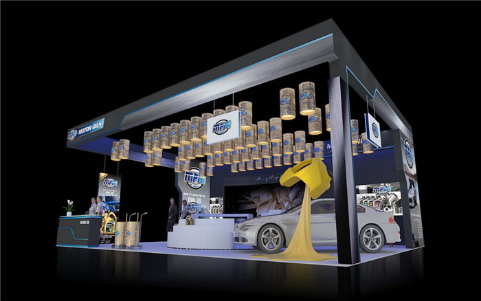 广州汽车展展厅设计-MOTOR OILS