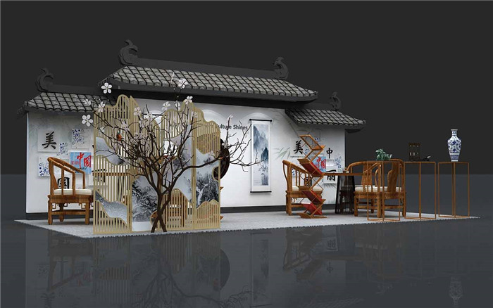 义乌展览会搭建效果图片 义乌展览会搭建效果图片