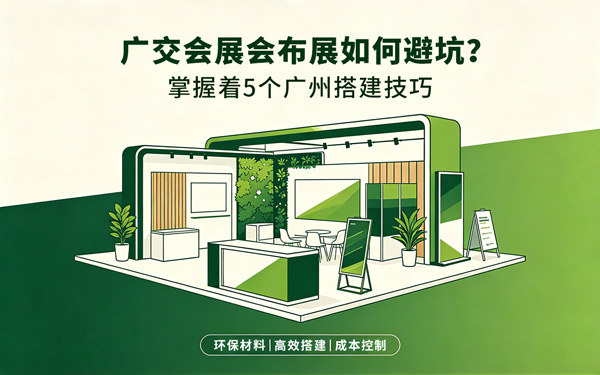 广交会展会布展如何避坑？掌握这5个广州搭建技巧